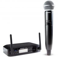 Shure},description:Old school meets new school in this state-of-the-art wireless transmitter and receiver. The SM58 is the most popular microphone in history, having appeared on ro