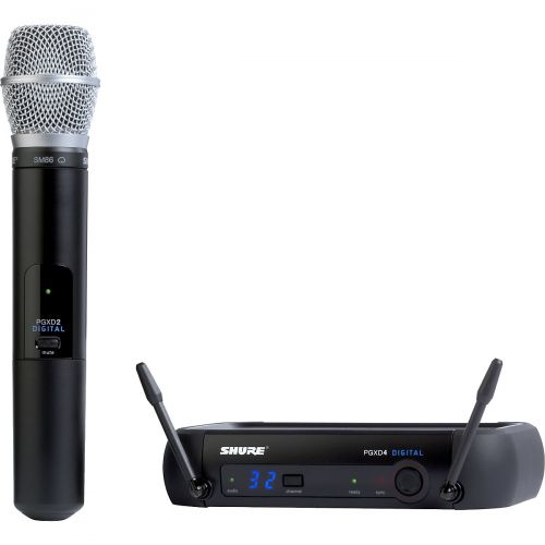  Shure},description:This PGXD24SM86 Digital Wireless System from Shure adds the clarity of 24-bit digital audio to the legacy of trusted Shure microphone options for wireless perfo