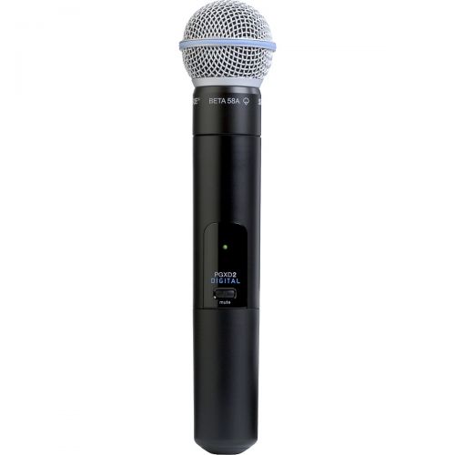  Shure},description:The PGXD2Beta 58A Handheld Transmitter with SM86 Mic is designed for use with Shures PGXD Digital Wireless System.The PGXD2 transmitter features automatic setup