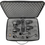 Shure},description:This affordable drum microphone kit includes a total of five PG ALTA Series microphones, five XLR microphone cables, three drum mounts and a hard-shell carrying