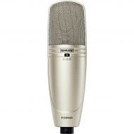 Shure},description:The KSM44A is a premium, large-diaphragm, side-address condenser microphone with multiple polar pattern options (cardioid, omnidirectional, bidirectional). The r