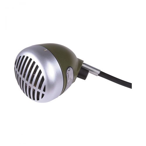  Shure},description:Let the Shure 520DX Green Bullet Mic give you that warm, distorted Chicago blues tone associated with Little Walter. Dual-impedance internally selectable, built-