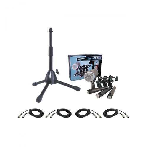  Shure},description:The DMK57-52 Drum Mic Kit is a conveniently packaged selection of microphones and mounts, designed to offer a core package of microphones for recording and perfo