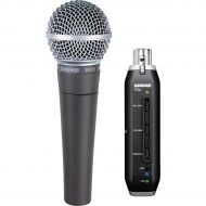 Shure},description:The Shure SM58+X2u XLR-To-USB Digital Bundle includes the SM58 vocal microphone, and the X2u XLR-to-USB microphone adapter.SM58 Vocal MicrophoneThe Shure SM58 un