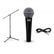 Shure},description:If you want your vocals to be heard, the Shure Beta 58A Mic is built to make it happen. Its a high-output, supercardioid dynamic microphone designed for professi