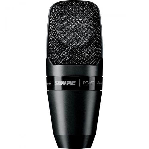  Shure},description:The PGA27 is a professional quality instrument microphone with an updated industrial design that features a black metallic finish and grille offering an unobtrus