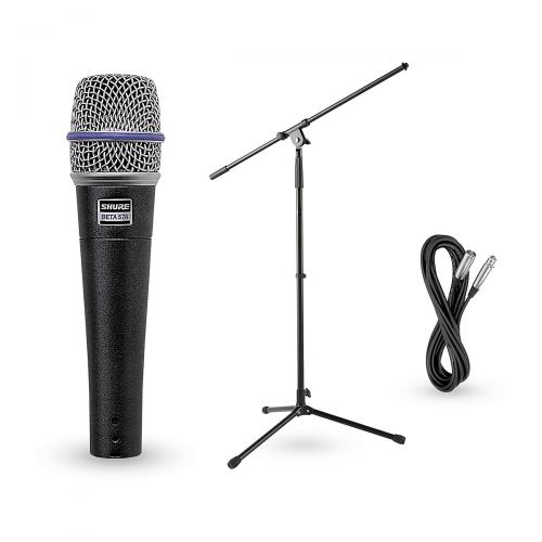  Shure},description:This special mic package gives you the Shure Beta 57A dynamic microphone, an ideal choice for a performer desiring a versatile, affordable microphone. It also co