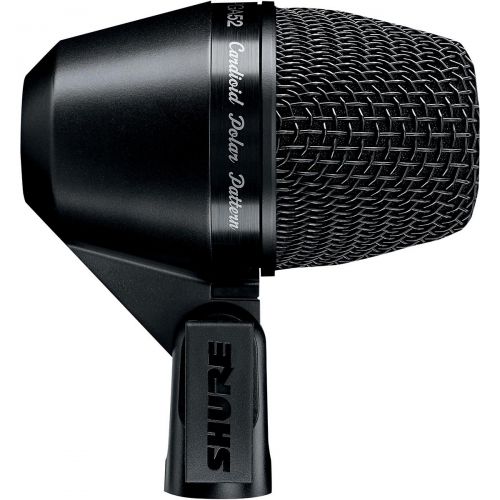  Shure},description:The PGA52 is a professional quality kick drum microphone with an updated industrial design that features a black metallic finish and grille offering an unobtrusi