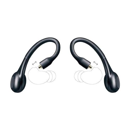  Shure True Wireless Adapter (Gen 2) for Sound Isolating Earphones, Secure Over-Ear Fit, Bluetooth 5 Wireless Technology, Long Battery Life With Charging Case, & Fingertip Controls (RMCE-TW2)