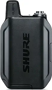 Shure GLXD1+ Wireless Bodypack Transmitter with Reversible Belt Clip and SB904 Battery (12-Hour Life) - for use with GLX-D+ Dual Band Wireless Microphone Systems (Receiver Sold Separately)
