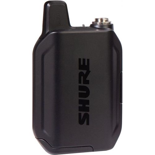  Shure GLXD1+ Wireless Bodypack Transmitter with Reversible Belt Clip and SB904 Battery (12-Hour Life) - for use with GLX-D+ Dual Band Wireless Microphone Systems (Receiver Sold Separately)