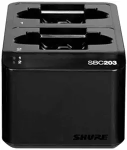 Shure SBC203-US Dual Docking Station for SLXD Transmitters and SB903 Battery