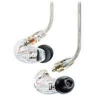 Shure SE215-CL Sound Isolating In Ear Stereo Earphones (Clear) with 3 Pairs of Triple Flange Sleeves for Better Sound Isolation