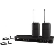 Shure BLX188/CVL UHF Wireless Microphone System - Perfect for Interviews, Presentations, Theater - 14-Hour Battery Life, 300 ft Range | includes (2) Lavalier Mics, Dual Channel Receiver | H9 Band