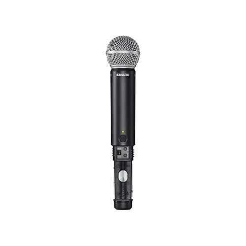  Shure BLX288/SM58 UHF Wireless Microphone System - Perfect for Church, Karaoke, Vocals - 14-Hour Battery Life, 300 ft Range | Includes (2) SM58 Handheld Vocal Mics, Dual Channel Receiver | H9 Band