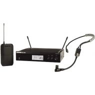 Shure BLX14R/SM35 UHF Wireless Microphone System - Perfect for Speakers, Performers, Presenting - 14-Hour Battery Life, 300 ft Range | SM35 Headset Mic, Single Channel Rack Mount Receiver | H11 Band