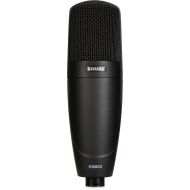 Shure KSM32 Cardioid Condenser Microphone - Embossed Single-Diaphragm Side-Address Mic with Extended Frequency Response for Highly Critical Studio Recording and Live Sound Productions - Charcoal