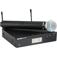 Shure BLX24R/B58 UHF Wireless Microphone System - Perfect for Church, Karaoke, Vocals - 14-Hour Battery Life, 300 ft Range | BETA 58A Handheld Vocal Mic, Single Channel Rack Mount Receiver | J11 Band