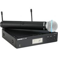 Shure BLX24R/B58 UHF Wireless Microphone System - Perfect for Church, Karaoke, Vocals - 14-Hour Battery Life, 300 ft Range | BETA 58A Handheld Vocal Mic, Single Channel Rack Mount Receiver | J11 Band