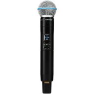 Shure SLXD2/B58 Wireless Handheld Microphone Transmitter with BETA 58A Capsule (Receiver Sold Separately)