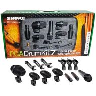 Shure PG ALTA 7-Piece Drum Microphone Kit for Performing and Recording Drummers - Includes Mics, Mounts and Cables with options for Kick Drums, Snare, Rack/Floor Toms, Congas and Cymbals (PGADRUMKIT7)