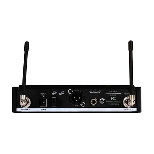  Shure BLX14R/SM35 UHF Wireless Microphone System - Perfect for Speakers, Performers, Presenting - 14-Hour Battery Life, 300 ft Range | SM35 Headset Mic, Single Channel Rack Mount Receiver | J11 Band