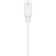 Shure DuraPlex Omnidirectional Lavalier Mic, LEMO Connector, White (DL4W/O-LM3-A)