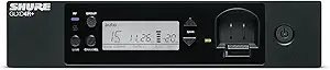 Shure GLXD4R+ Pro Digital Single Channel Rack Mount Receiver, Dual Band (operates in 2.4GHz and 5.8Hz), 100 ft Range - for use with GLX-D+ Dual Band Wireless Systems (Transmitter Sold Separately)