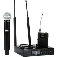 Shure QLXD124/85 Dual Channel Wireless Microphone System with SM58 Handheld and WL185 Lavalier Mics