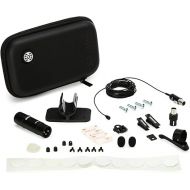 Shure TwinPlex TL47B O-XLR-A Omnidirectional Lavalier Microphone with Accessory Kit, XLR, Black