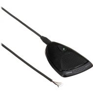 Shure MX392/S Microflex Supercardioid Boundary Microphone with Logic-Control LED for Installs (Unterminated Pigtail, Back Cable Exit)