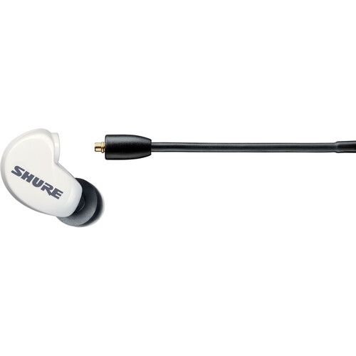  Shure SE215 Sound-Isolating In-Ear Stereo Earphones with RMCE-UNI Remote Mic Universal Cable (White)