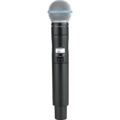  Shure ULX-D Digital Wireless Handheld Microphone Kit with Beta 58A Capsule (H50: 534 to 598 MHz)