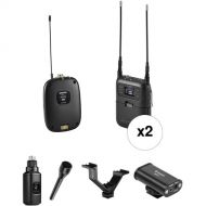 Shure SLXD135/WL85 2-Person Digital Camera-Mount Wireless Combo Mic System Kit with WL185 Lavaliers, Plug-On Transmitter & VP64AL Mic (G58: 470 to 514 MHz)