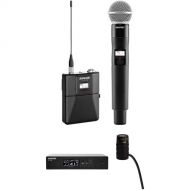 Shure QLXD124/85 Digital Wireless Combo Microphone System Kit (H50: 534 to 598 MHz)