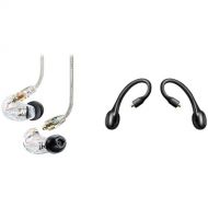 Shure SE215 Pro Sound-Isolating Earphones Kit with RMCE-TW2 True Wireless Adapter (Clear)
