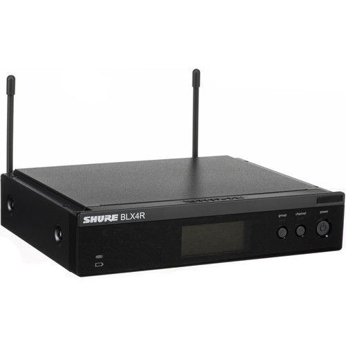  Shure BLX24R/SM58 Rackmount Wireless Handheld Microphone System with SM58 Capsule (H9: 512 to 542 MHz)