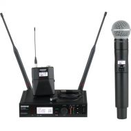 Shure ULX-D Digital Wireless Combo Microphone Kit with SM58 Capsule & WL185 Lavalier (G50: 470 to 534 MHz)