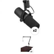 Shure SM7B 2-Person Dynamic Vocal Microphone and Broadcast Arm Kit