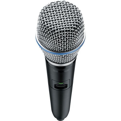 Shure GLXD2+ Dual-Band Wireless Handheld Transmitter with BETA 87A Microphone (Z3: 2.4, 5.8 GHz)