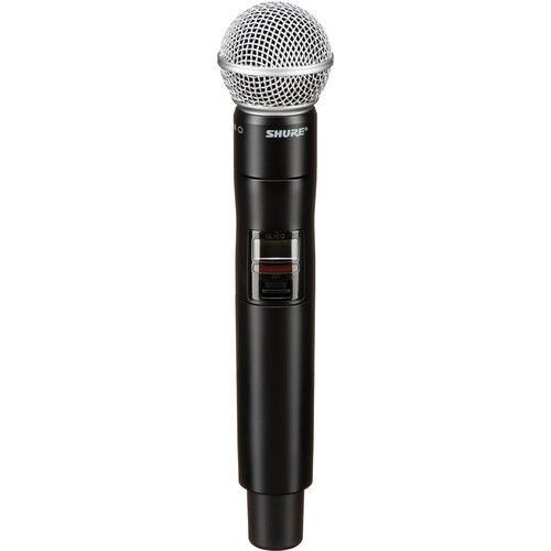  Shure QLXD24/SM58 Digital Wireless Handheld Microphone System with SM58 Capsule (J50A: 572 to 608 + 614 to 616 MHz)