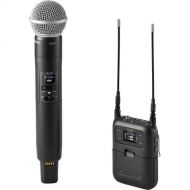 Shure SLXD25/SM58 Digital Camera-Mount Wireless Handheld Mic System with SM58 Capsule (J52: 558 to 602 + 614 to 616 MHz)