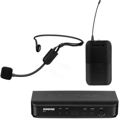  Shure BLX14/PGA31 Wireless Cardioid Headset Microphone System (H10: 542 to 572 MHz)