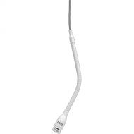 Shure MX202WP-A/C Microflex Overhead Cardioid Microphone with Plate Mount and Screw Terminals Connector (White)
