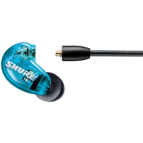  Shure SE215SPE Special-Edition Sound-Isolating Earphones with Detachable 3.5mm Cable (Blue)