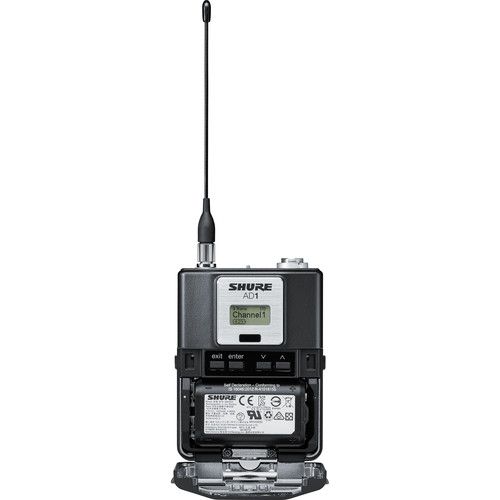  Shure AD1 Digital Wireless Bodypack Transmitter with TA4M (G57: 470 to 616 MHz)