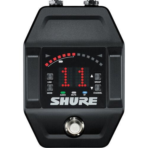  Shure GLXD16+ Dual-Band Wireless Guitar Pedal System (Z3: 2.4, 5.8 GHz)