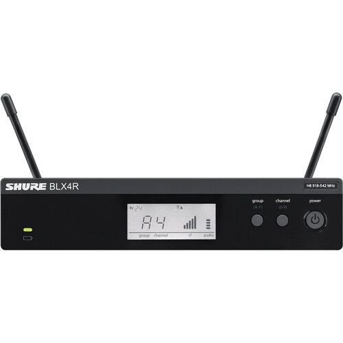  Shure BLX4R Rackmount Wireless Receiver (J11: 596 to 616 MHz)