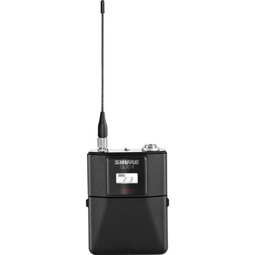  Shure QLXD1 Digital Wireless Bodypack Transmitter (V50: 174 to 216 MHz)