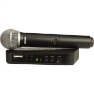 Shure BLX24/PG58 Wireless Handheld Microphone System with PG58 Capsule (H10: 542 to 572 MHz)